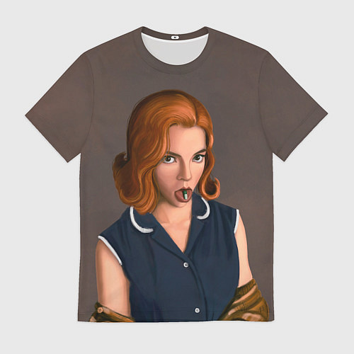 Мужская футболка Элизабет / 3D-принт – фото 1