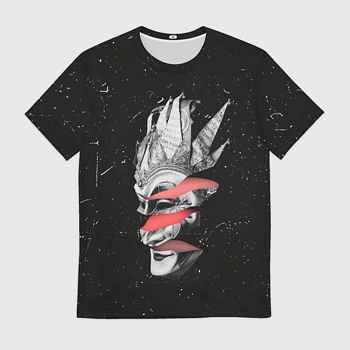 Мужская футболка Mask Brejcha / 3D-принт – фото 1
