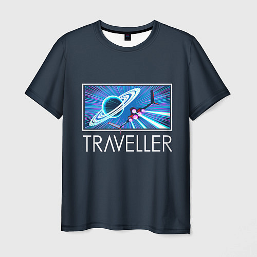 Мужская футболка Traveller / 3D-принт – фото 1