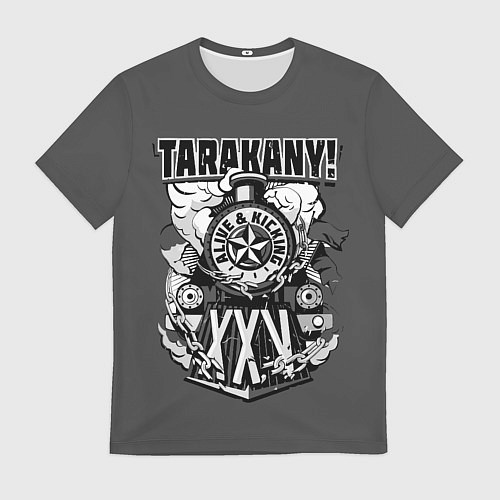 Мужская футболка TARAKANY! ALIVE & KICKING XXV / 3D-принт – фото 1