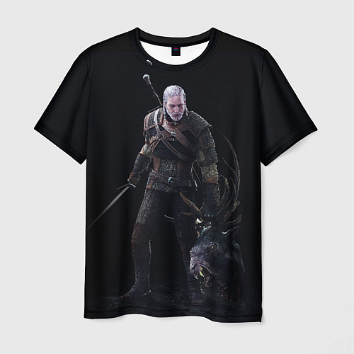 Мужская футболка The Witcher / 3D-принт – фото 1