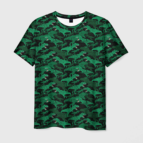 Мужская футболка Динозавры / 3D-принт – фото 1