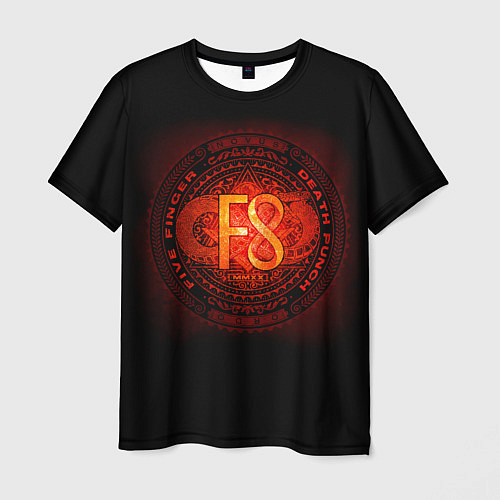 Мужская футболка F8 - Five Finger Death Punch / 3D-принт – фото 1