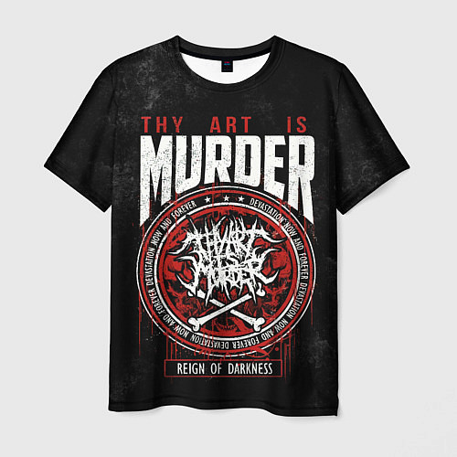 Мужская футболка Thy Art Is Murder / 3D-принт – фото 1