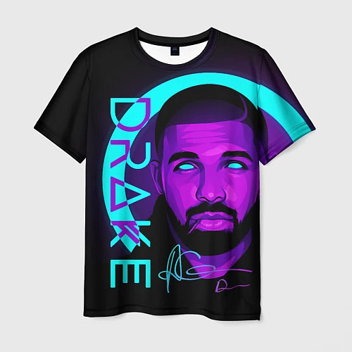 Мужская футболка Drake / 3D-принт – фото 1