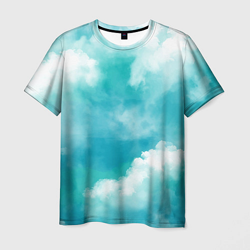 Мужская футболка Голубое Небо Blue Sky Z / 3D-принт – фото 1