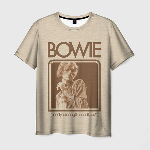 Мужская футболка Im Only Dancing - David Bowie / 3D-принт – фото 1