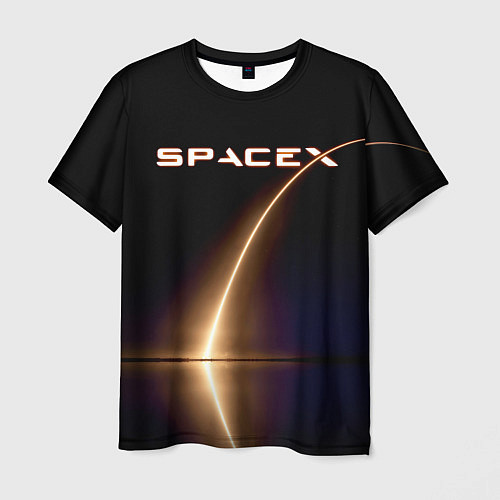 Мужская футболка Space X / 3D-принт – фото 1
