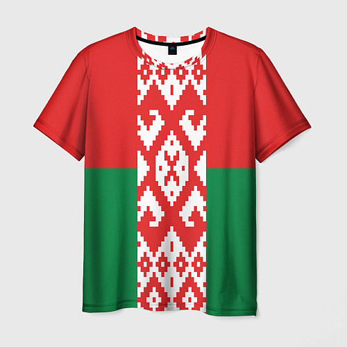 Мужская футболка Белоруссия / 3D-принт – фото 1
