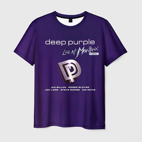 Мужская футболка Deep Purple - Live at Montreux 1996 / 3D-принт – фото 1