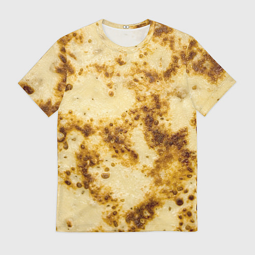 Мужская футболка Жареный блин / 3D-принт – фото 1