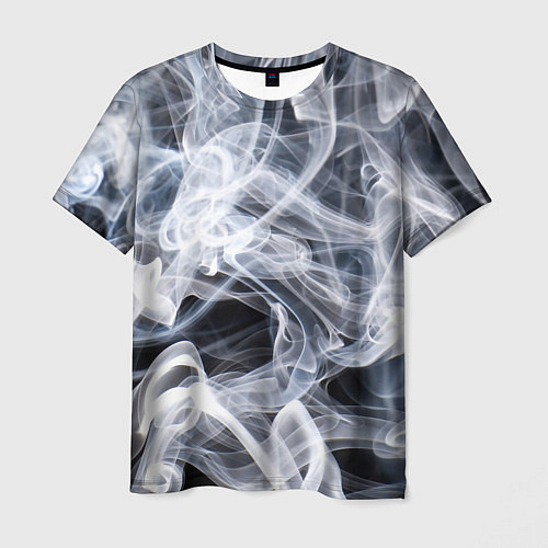 Мужская футболка Графика дыма / 3D-принт – фото 1