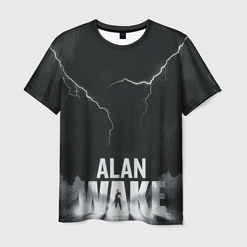 Мужская футболка Alan Wake Dark Place / 3D-принт – фото 1