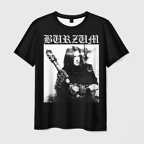 Мужская футболка BURZUM Бурзум / 3D-принт – фото 1