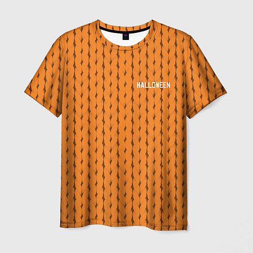 Мужская футболка ORANGE ROPE HALLOWEEN / 3D-принт – фото 1