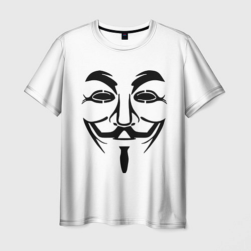 Мужская футболка Анонимус!! / 3D-принт – фото 1