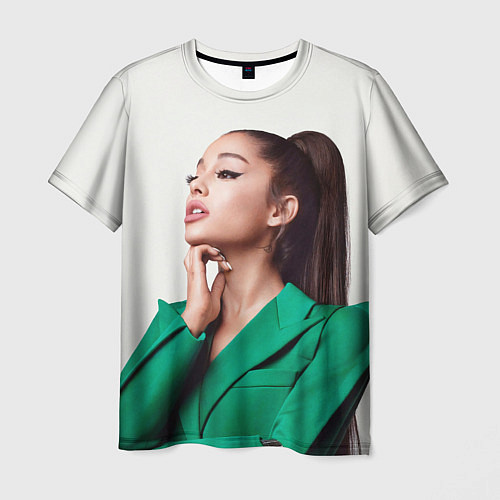 Мужская футболка Ариана в зелёном / 3D-принт – фото 1