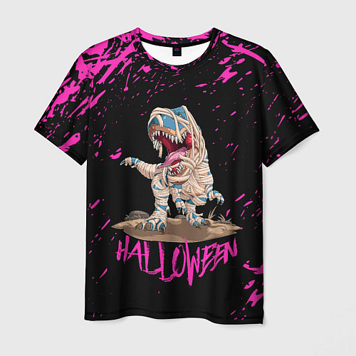 Мужская футболка Дино мумия на хэллоуин / 3D-принт – фото 1