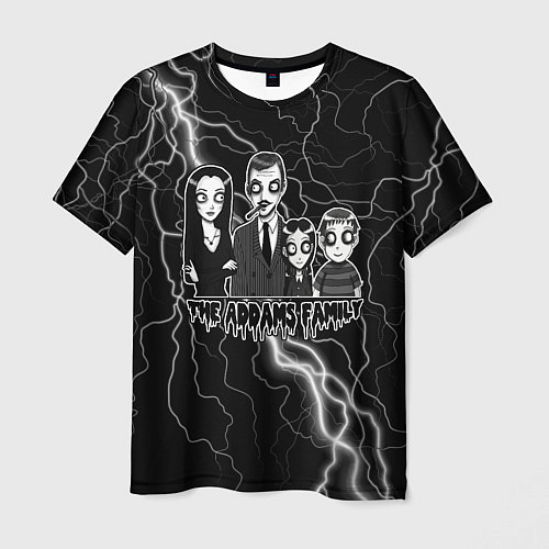 Мужская футболка Addams family Семейка Аддамс / 3D-принт – фото 1
