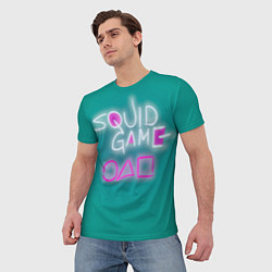Футболка мужская Squid game a, цвет: 3D-принт — фото 2
