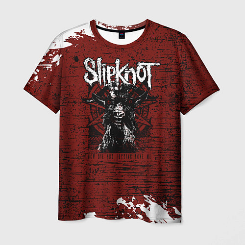 Мужская футболка Слипкнот Гранж Slipknot Rock Goat / 3D-принт – фото 1