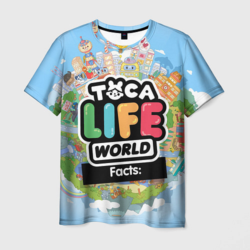 Мужская футболка Toca Life World / 3D-принт – фото 1