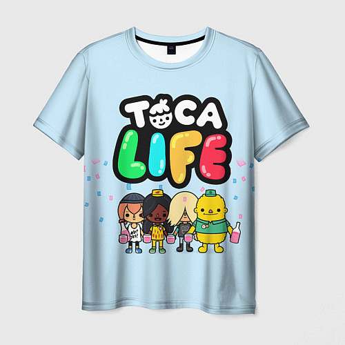 Мужская футболка Toca Life: Logo / 3D-принт – фото 1