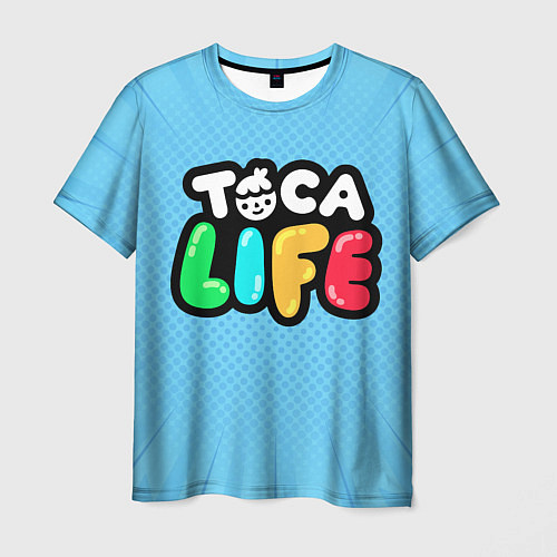 Мужская футболка Toca Life: Logo / 3D-принт – фото 1