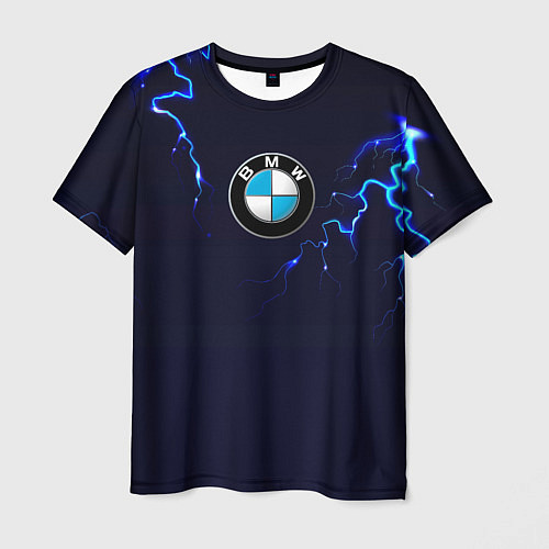 Мужская футболка BMW разряд молнии / 3D-принт – фото 1