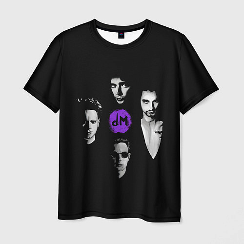 Мужская футболка Depeche mode band / 3D-принт – фото 1