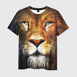Футболка мужская Лев царь зверей, цвет: 3D-принт