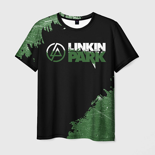 Мужская футболка Линкин Парк в стиле Гранж Linkin Park / 3D-принт – фото 1