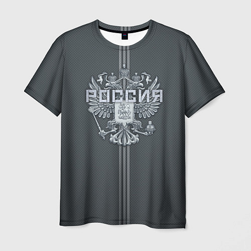 Мужская футболка Герб Российской Федерации / 3D-принт – фото 1
