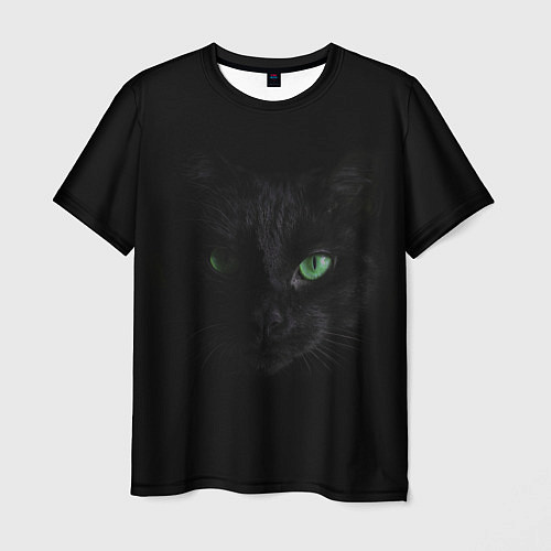 Мужская футболка Хочу быть кошкой / 3D-принт – фото 1