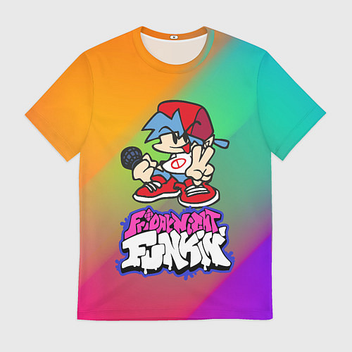 Мужская футболка BOYFRIEND FRIDAY NIGHT FUNKIN / 3D-принт – фото 1