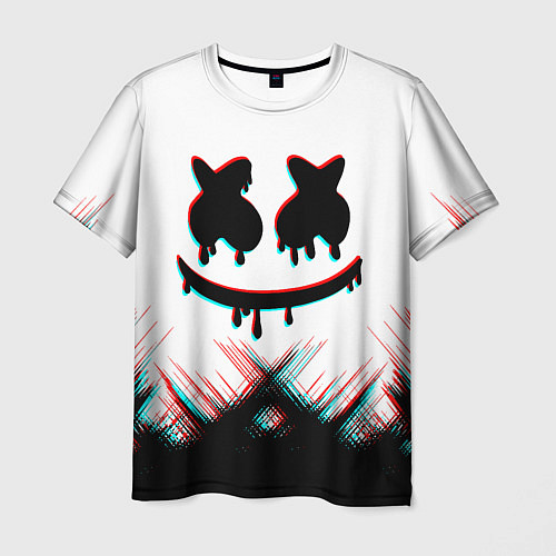 Мужская футболка MARSHMELLO HALLOWEEN / 3D-принт – фото 1