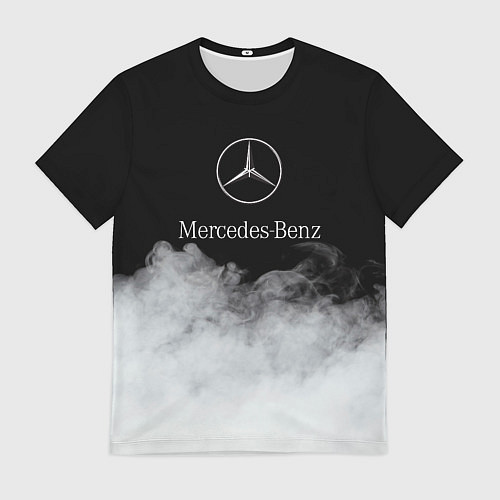 Мужская футболка Mercedes-Benz Облака / 3D-принт – фото 1