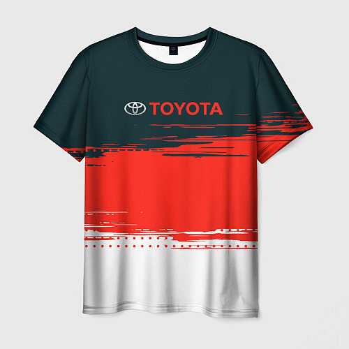 Мужская футболка Toyota Texture / 3D-принт – фото 1