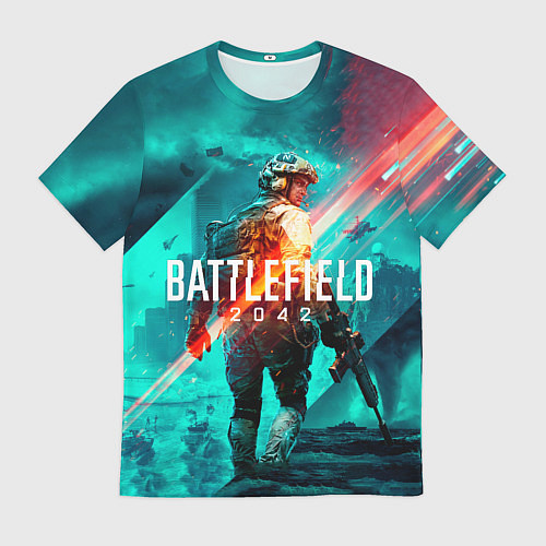 Мужская футболка Battlefield 2042 игровой арт / 3D-принт – фото 1
