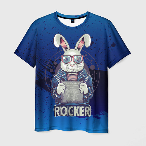 Мужская футболка Rocker! / 3D-принт – фото 1