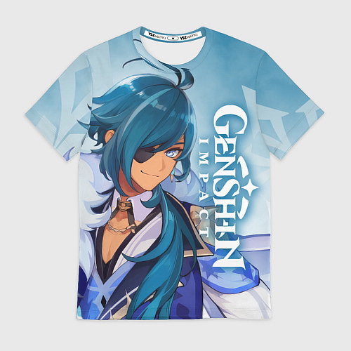 Мужская футболка Геншин импакт: Кэйа / 3D-принт – фото 1