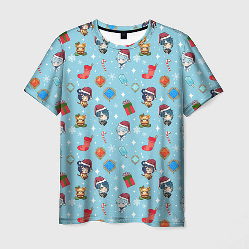 Мужская футболка GI Christmas Pattern / 3D-принт – фото 1