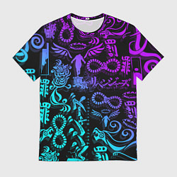 Футболка мужская ТАТУ ТОКЙСКИЕ МСТИТЕЛИ НЕОН, цвет: 3D-принт