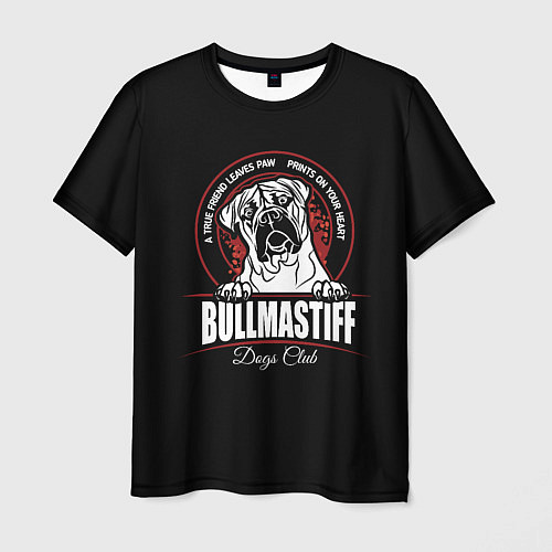 Мужская футболка Бульмастиф Bullmastiff / 3D-принт – фото 1