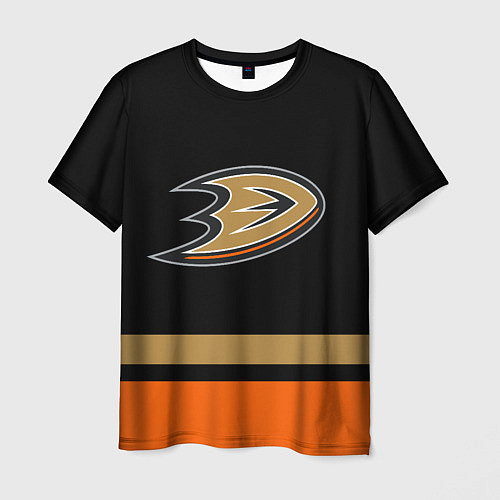 Мужская футболка Anaheim Ducks Анахайм Дакс / 3D-принт – фото 1