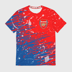 Футболка мужская Arsenal: Фирменные цвета, цвет: 3D-принт