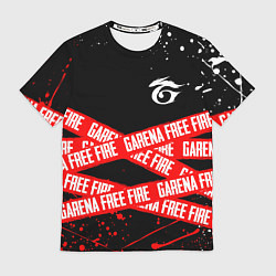 Мужская футболка GARENA FREE FIRE RED OFF LINE STYLE