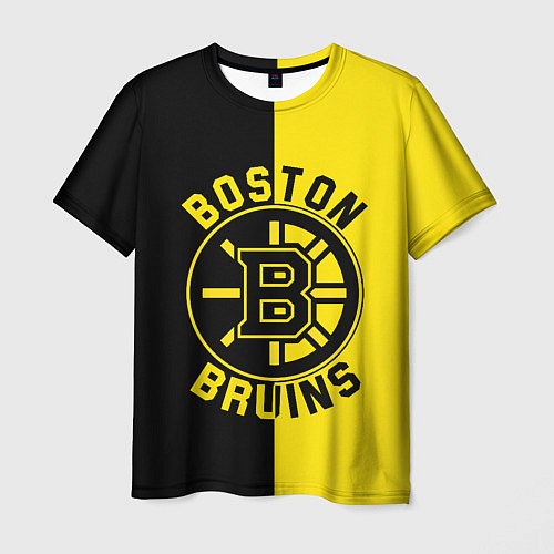 Мужская футболка Boston Bruins, Бостон Брюинз / 3D-принт – фото 1