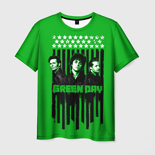 Мужская футболка Green day is here / 3D-принт – фото 1