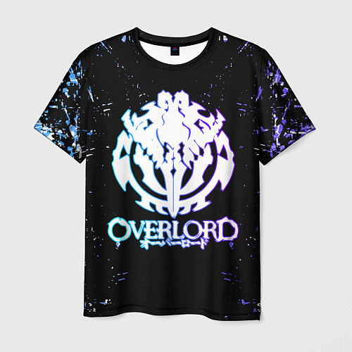 Мужская футболка OVERLORD оверлорд neon НЕОН / 3D-принт – фото 1